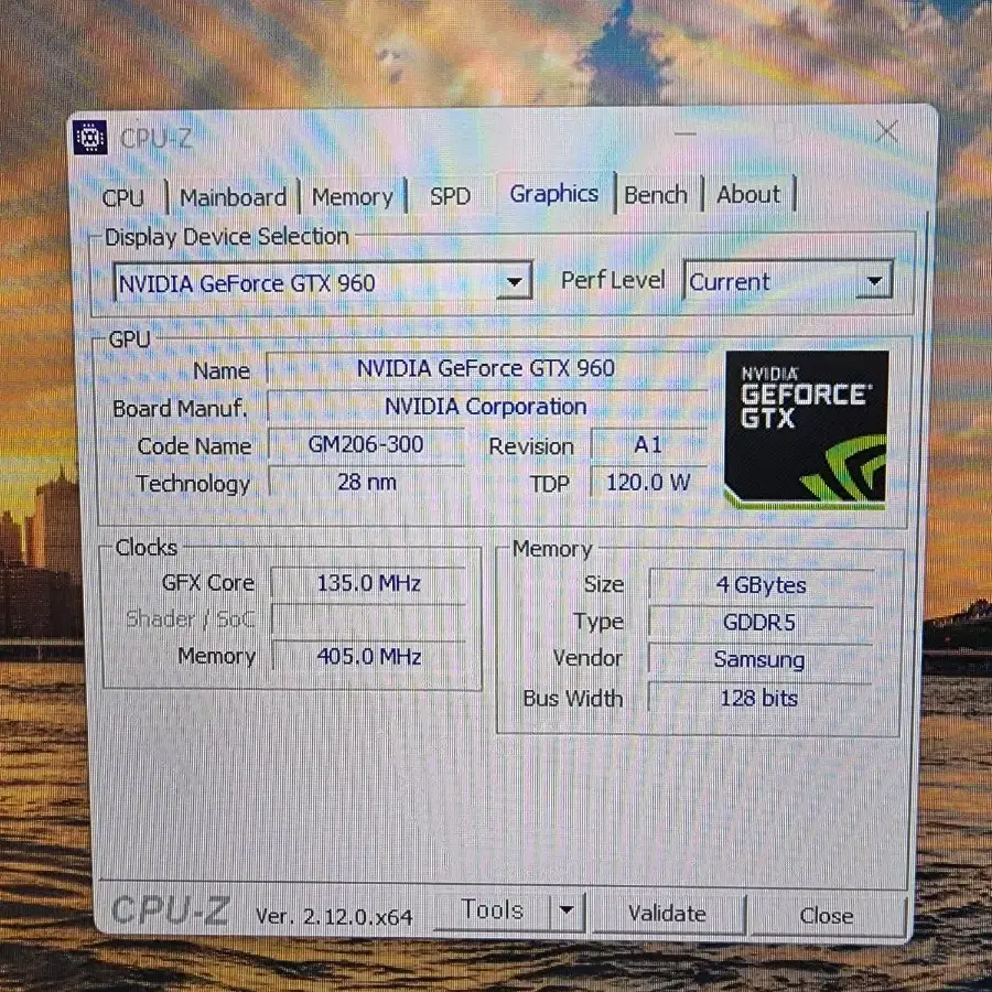 GTX 960 4G 그래픽카드