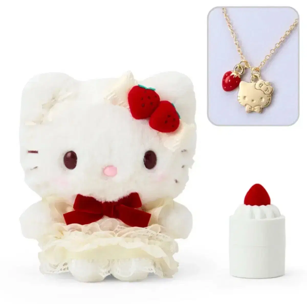 San Rio Shortcake Hello Kitty doll sells.