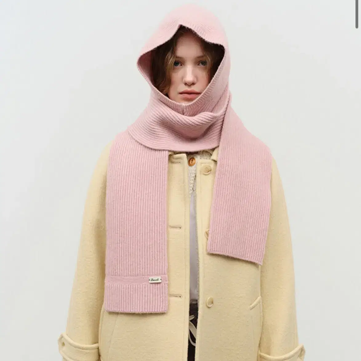 던스트 캐시미어 머플러 knitted cashmere muffler