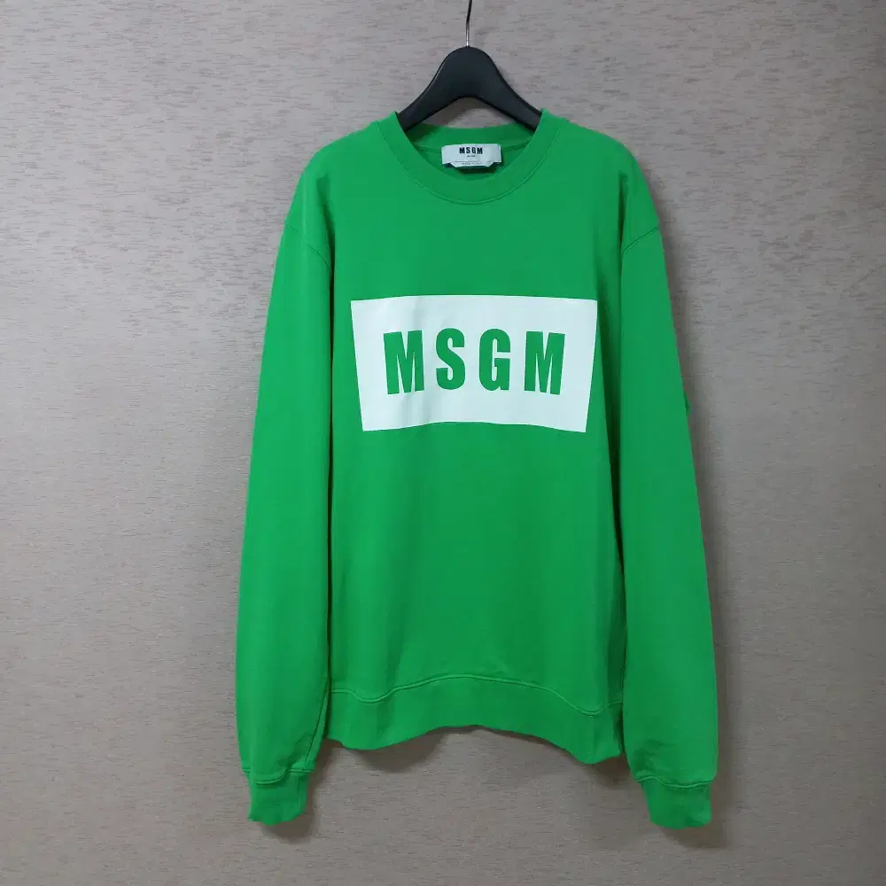 12-16/MSGM 그린색 프린트 티셔츠 남성