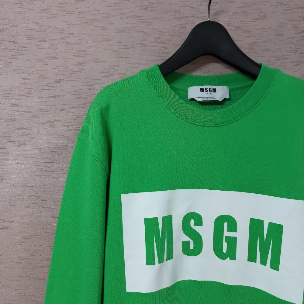 12-17/MSGM 그린색 프린트 티셔츠 남성