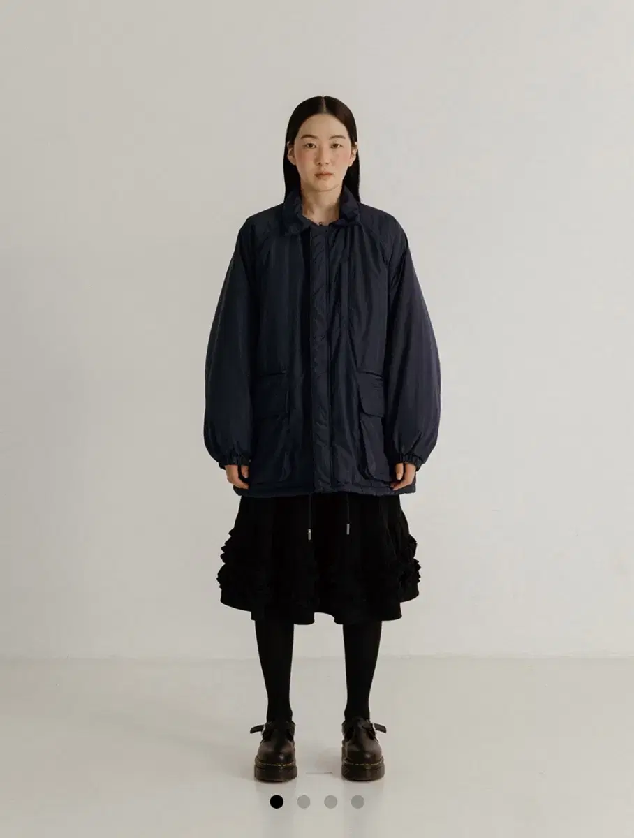 [PLZPROJECT] PADDED POCKET JUMPER, NAVY