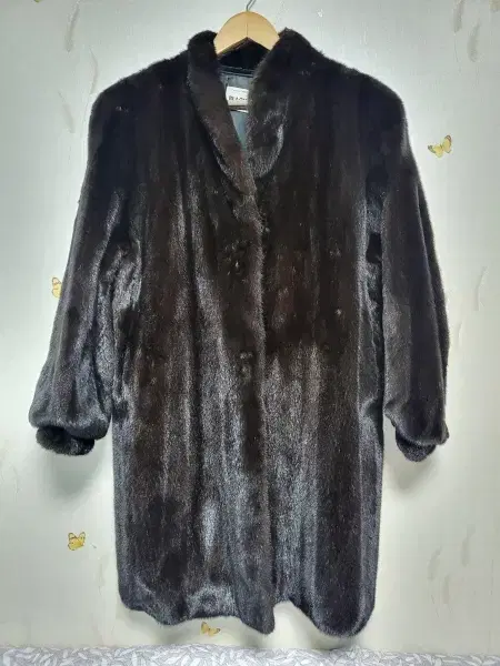 Long Mink Coat in Black Grama 66