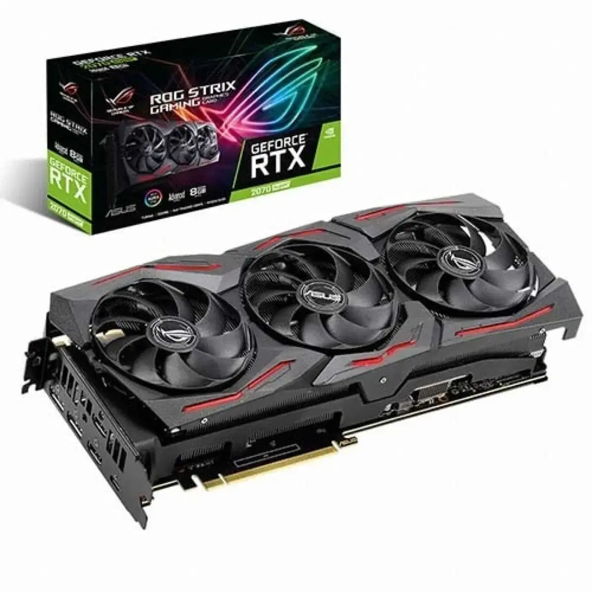 그래픽카드 아수스 로그 스트릭스 RTX 2070 SUPER 풀박스