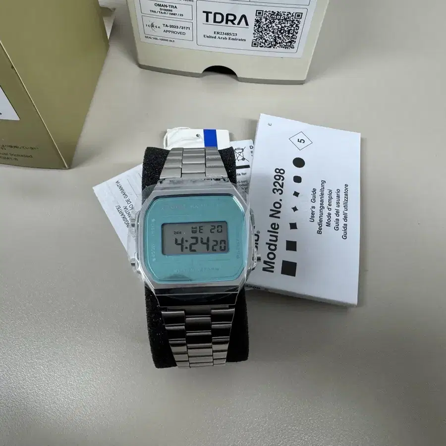 CASIO 카시오 메탈 손목시계 a168wem-2ef