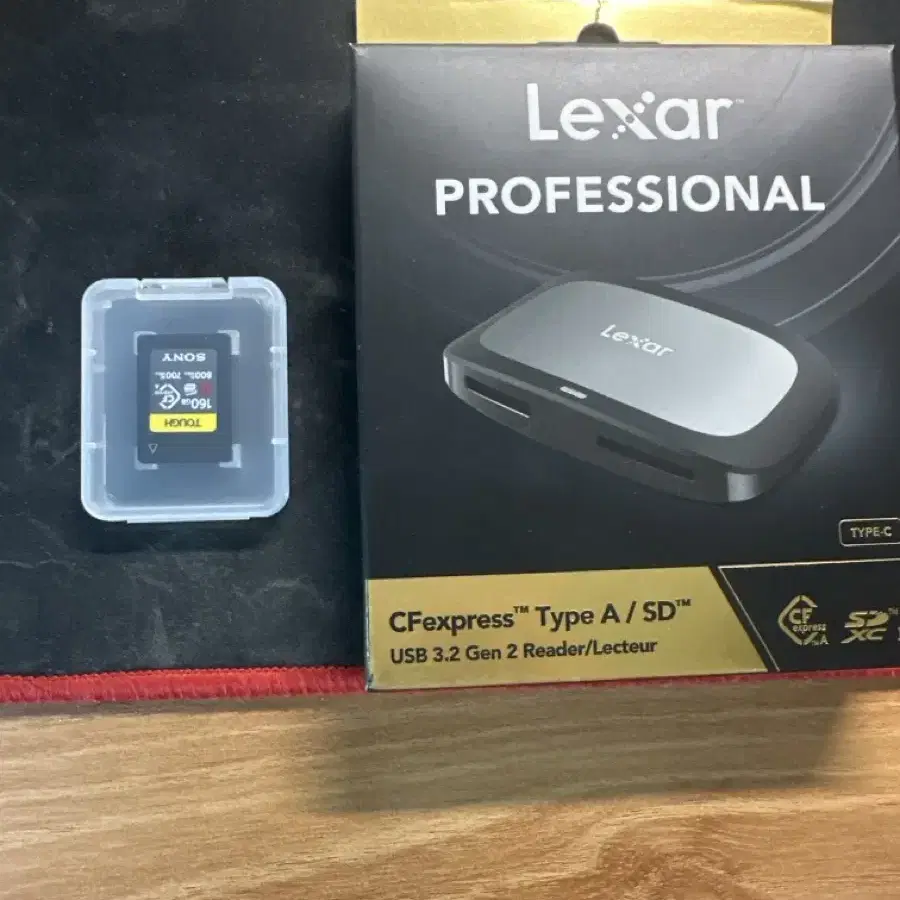 CF Express A타입 소니 터프 160기가 + lexar 리더기