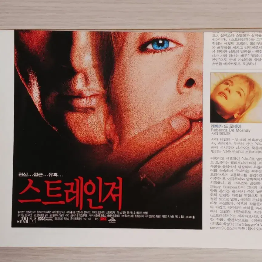 안토니오반데라스 레베카드모네이 스트레인져(1996년)전단지