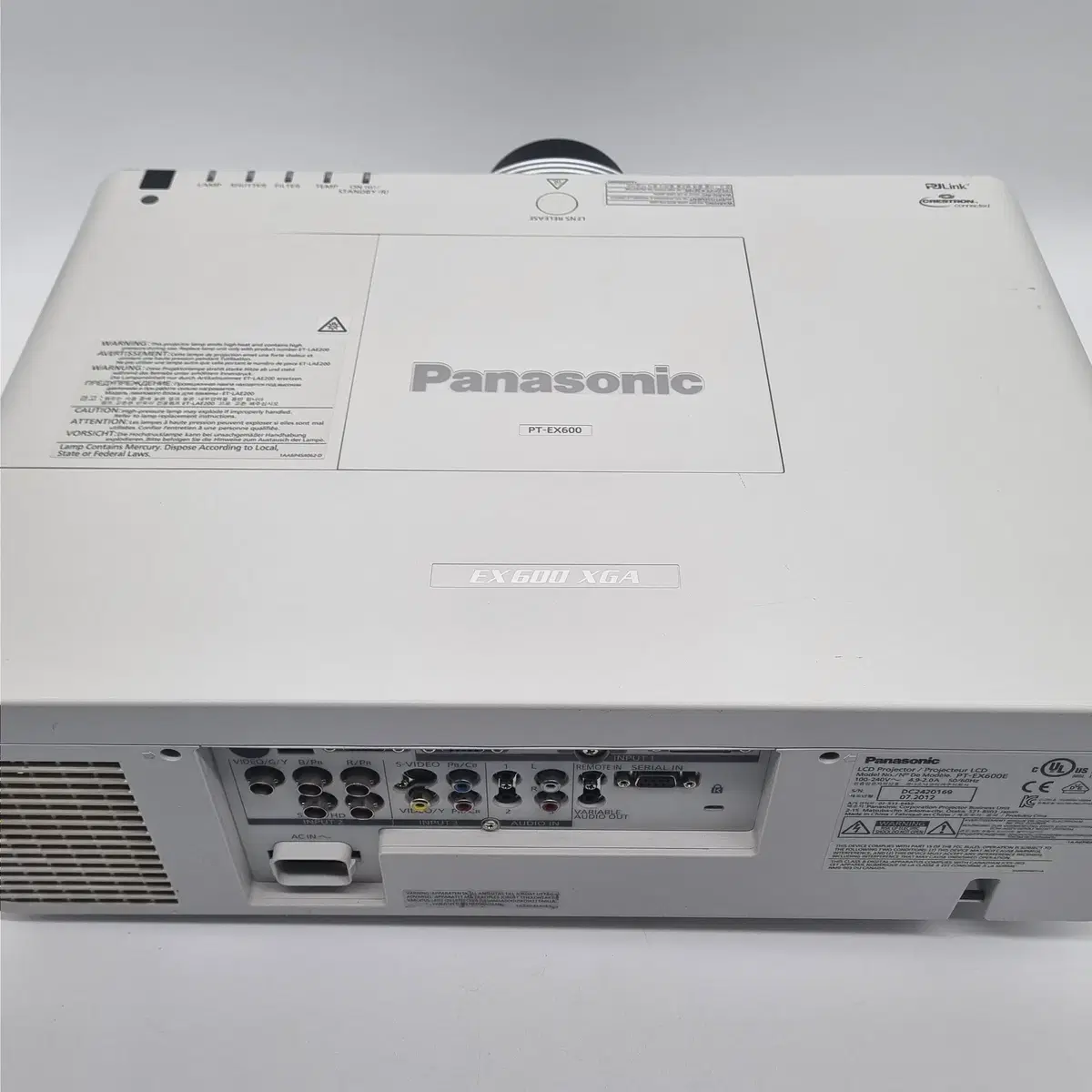 파나소닉 PT-EX600 6000안시 XGA 중고 빔프로젝터