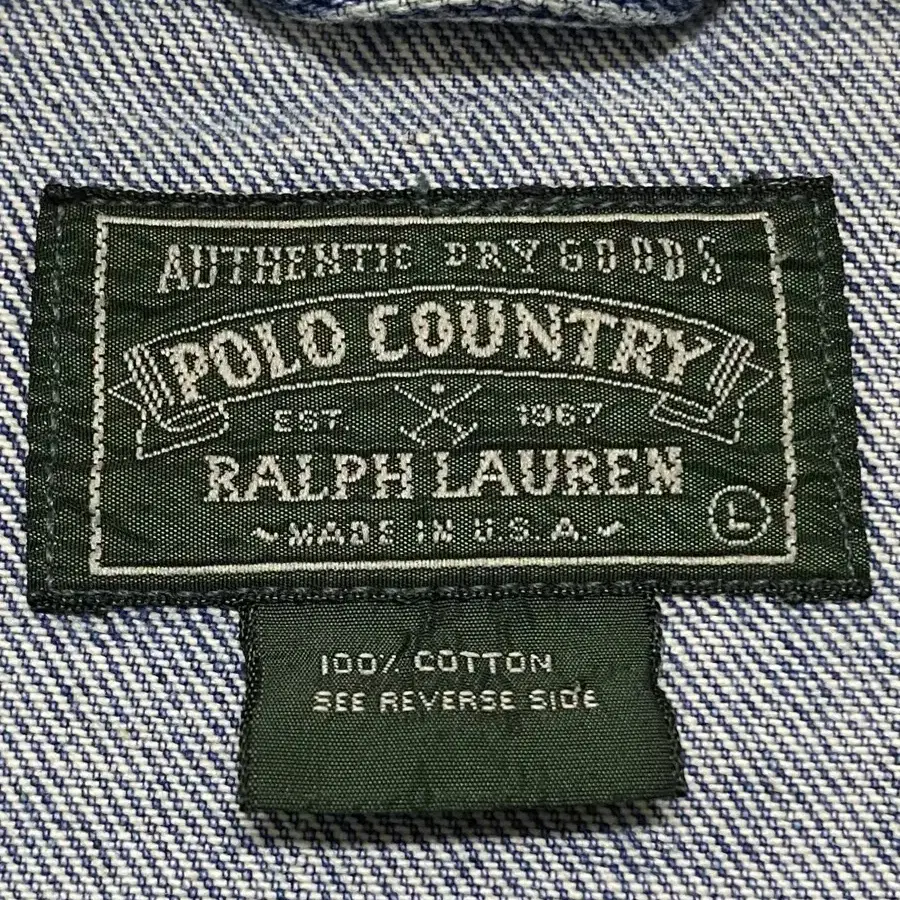 1988년 POLO COUNTRY RALPH LAUREN 데님자켓 OG