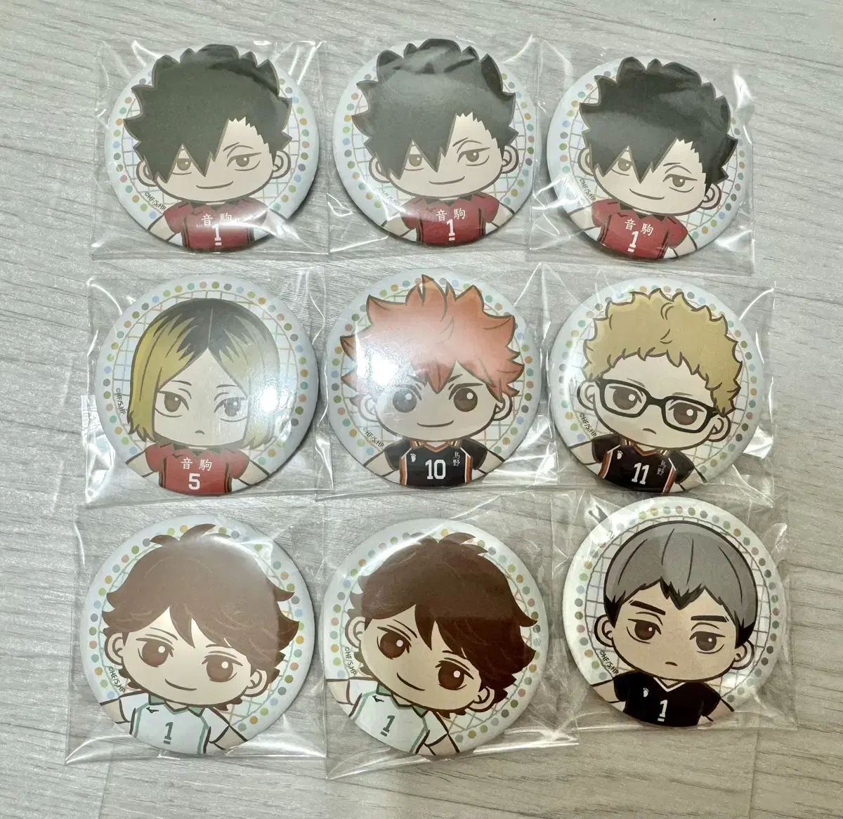 Haikyuu Segakuji Kuji Badge Kurokuta hinata tsuki Oikawa Kita