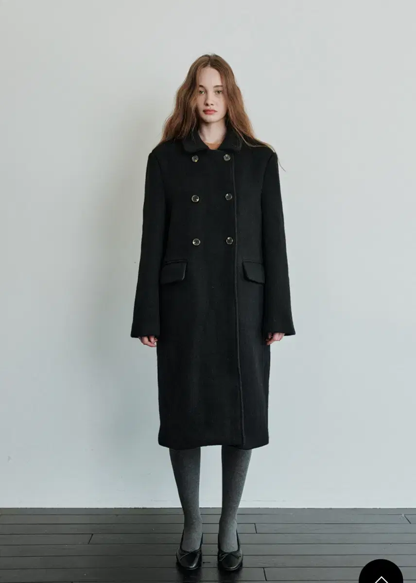 마그넷 round neck double coat /타낫얼바닉미닛뮤트