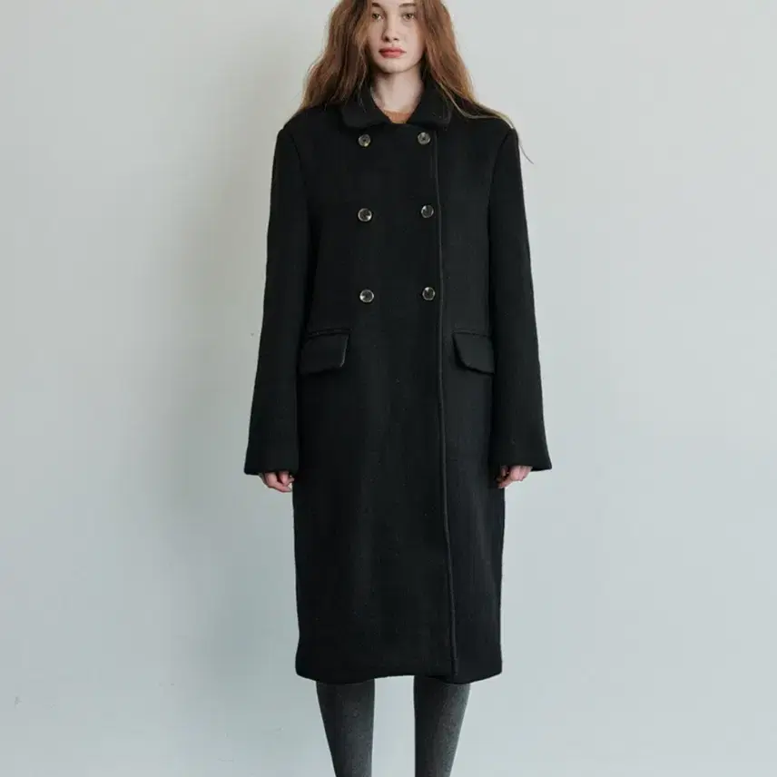 마그넷 round neck double coat /타낫얼바닉미닛뮤트