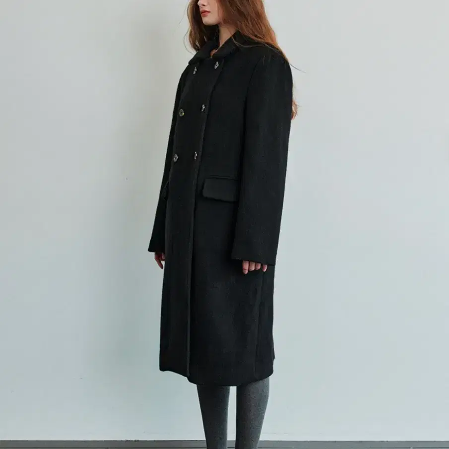 마그넷 round neck double coat /타낫얼바닉미닛뮤트