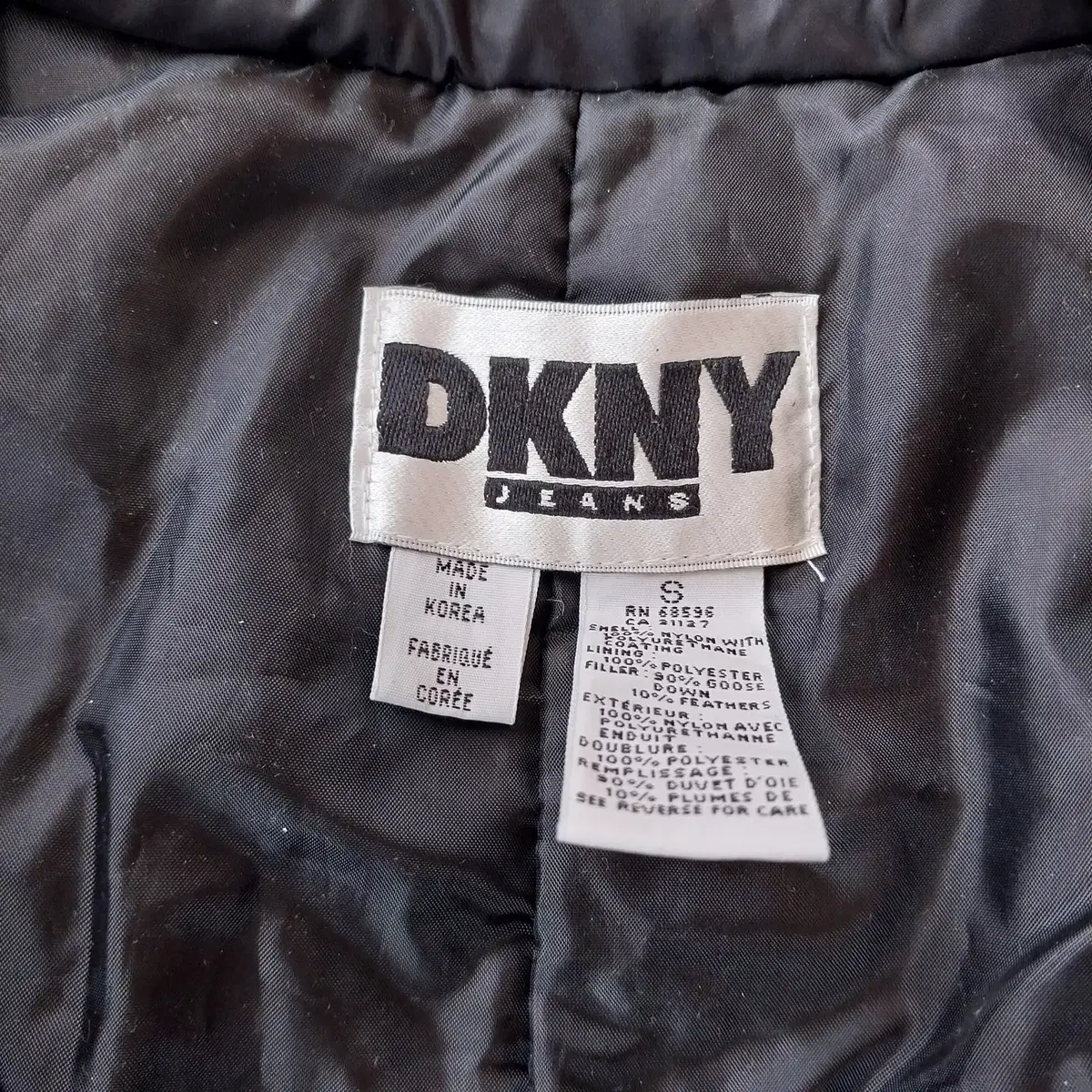 여성 DKNY 폴리 패딩 조끼 S사이즈 c11538