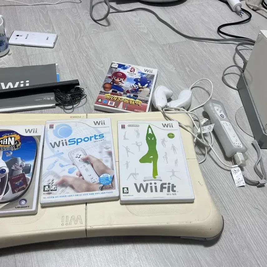 닌텐도  wii   위핏 셋트