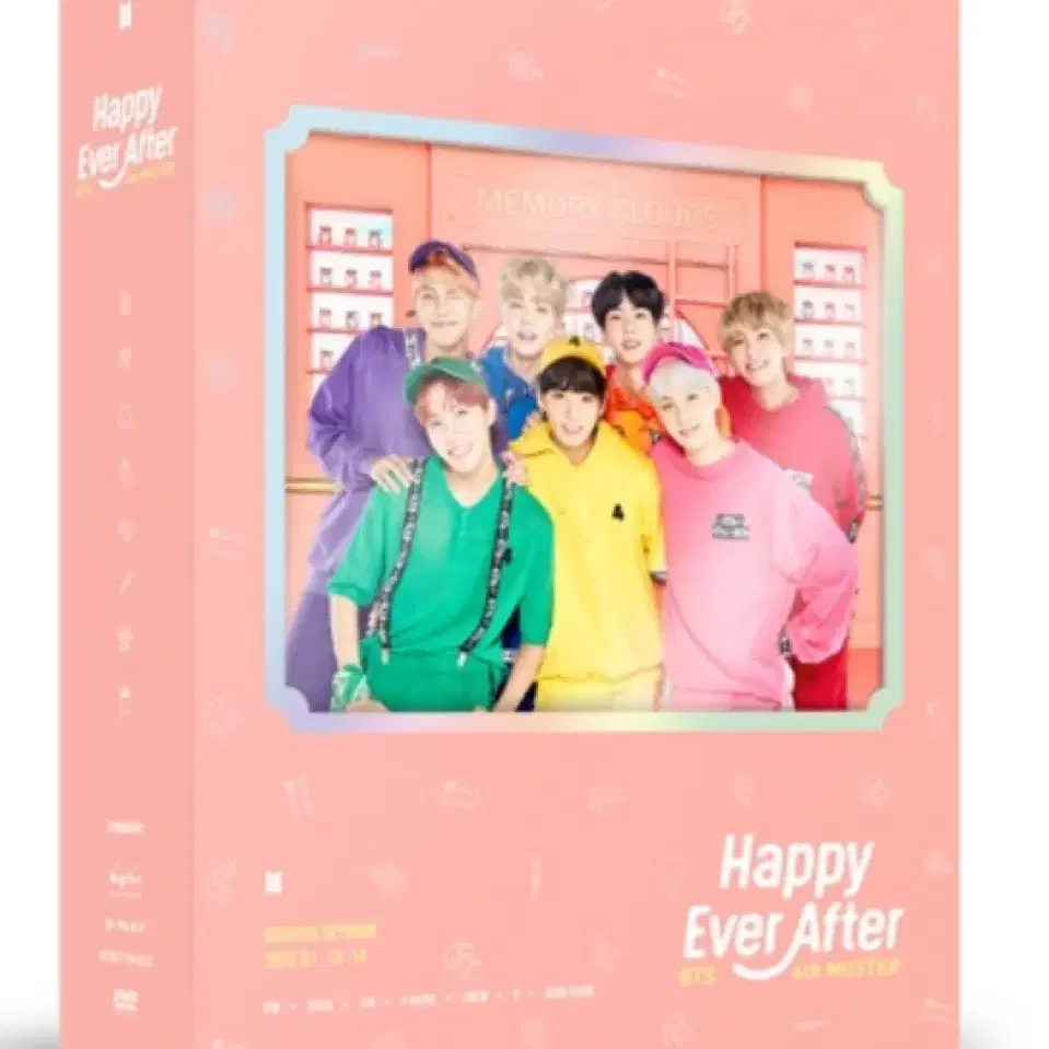 방탄소년단 머스터4 Happy Ever After DVD(포카x, 엽서o