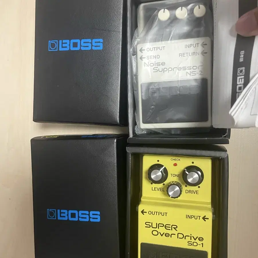 BOSS SD-1, NS-2 이펙터