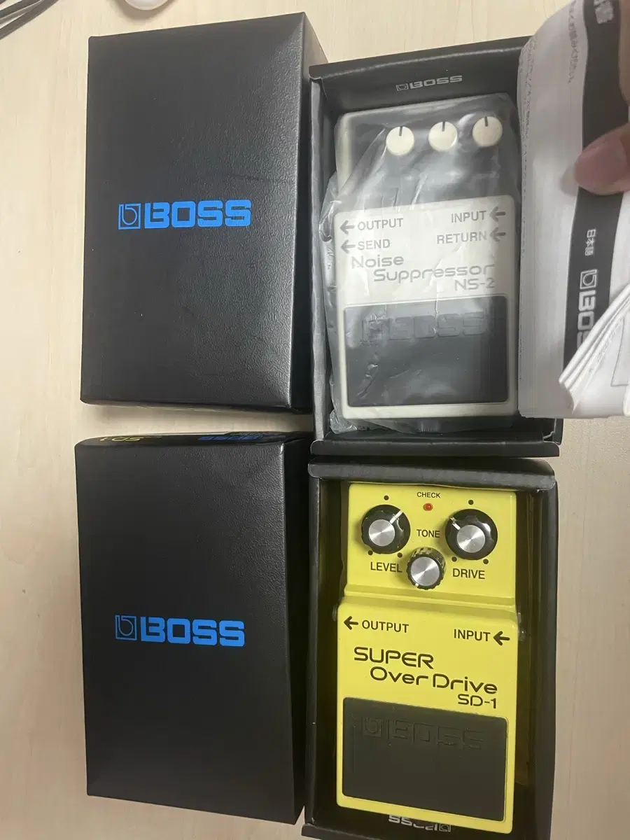 BOSS SD-1, NS-2 이펙터