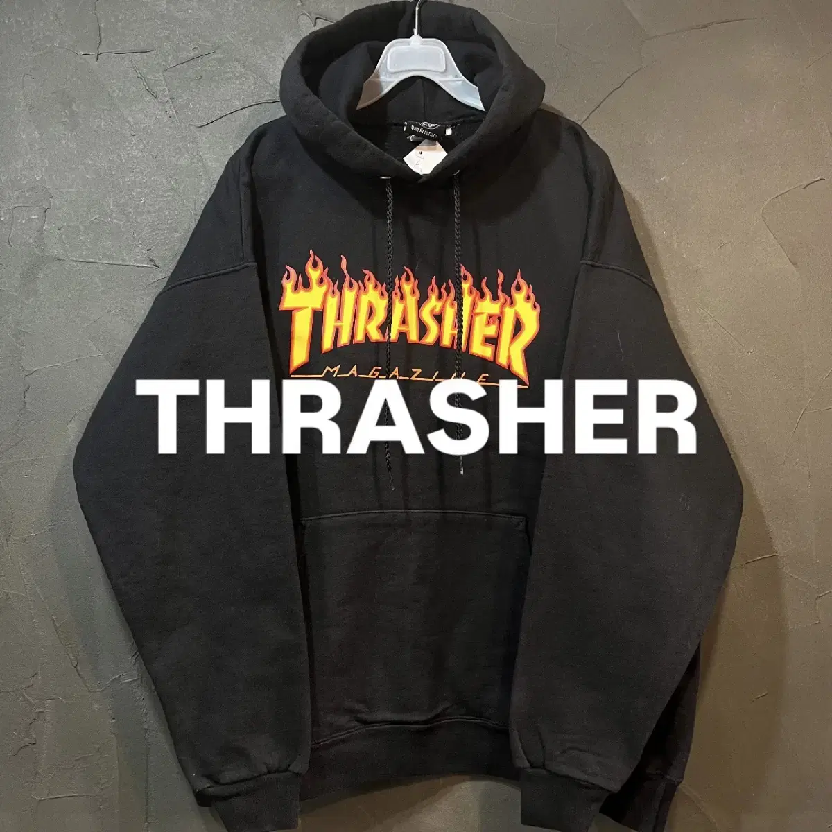 [L] THRASHER 트래셔 후드티