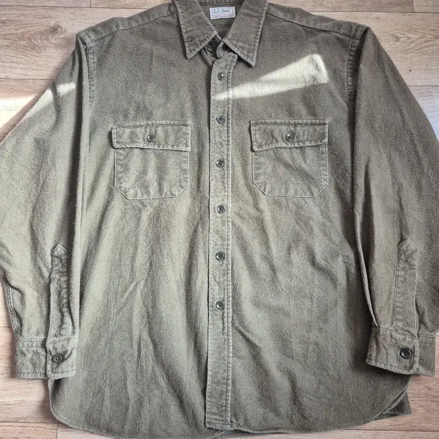 80s llbean 엘엘빈 Chamois Cloth Shirt