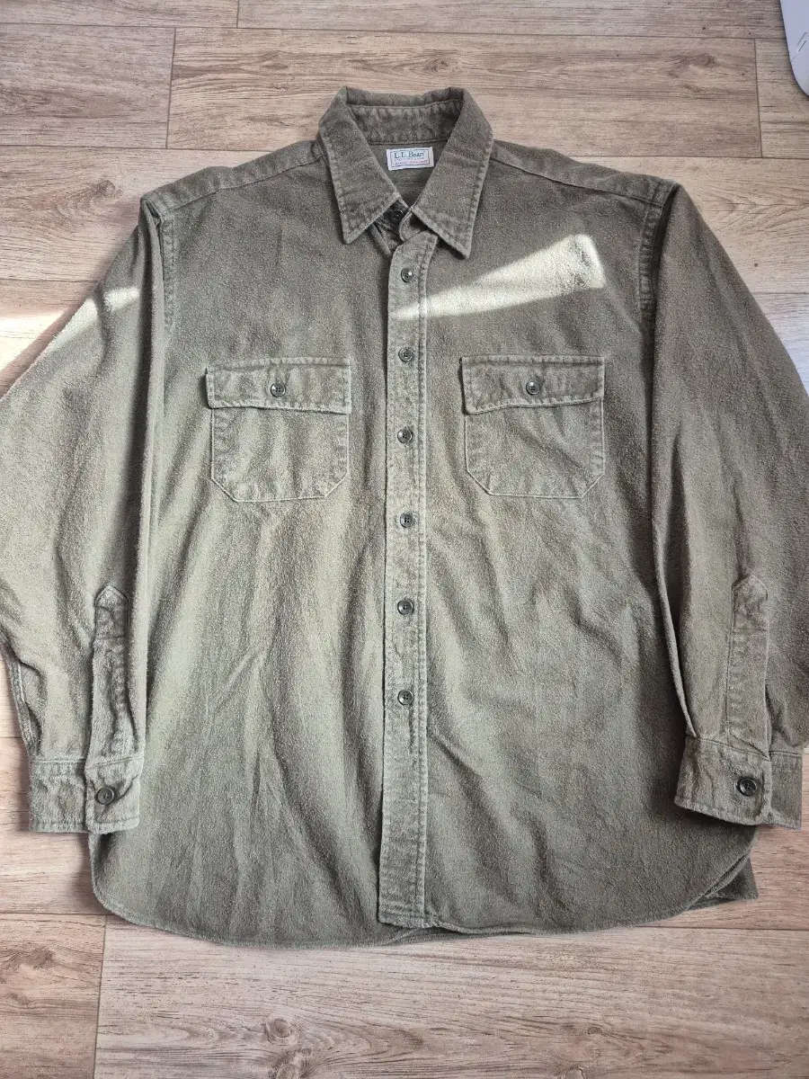 80s llbean 엘엘빈 Chamois Cloth Shirt