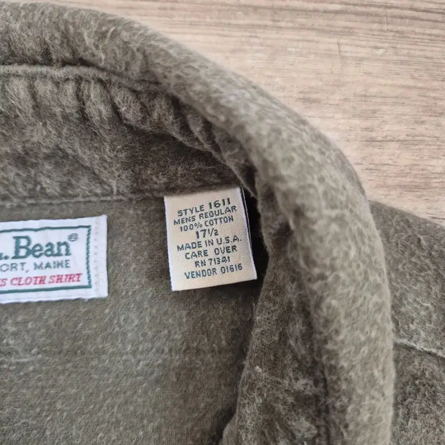 80s llbean 엘엘빈 Chamois Cloth Shirt