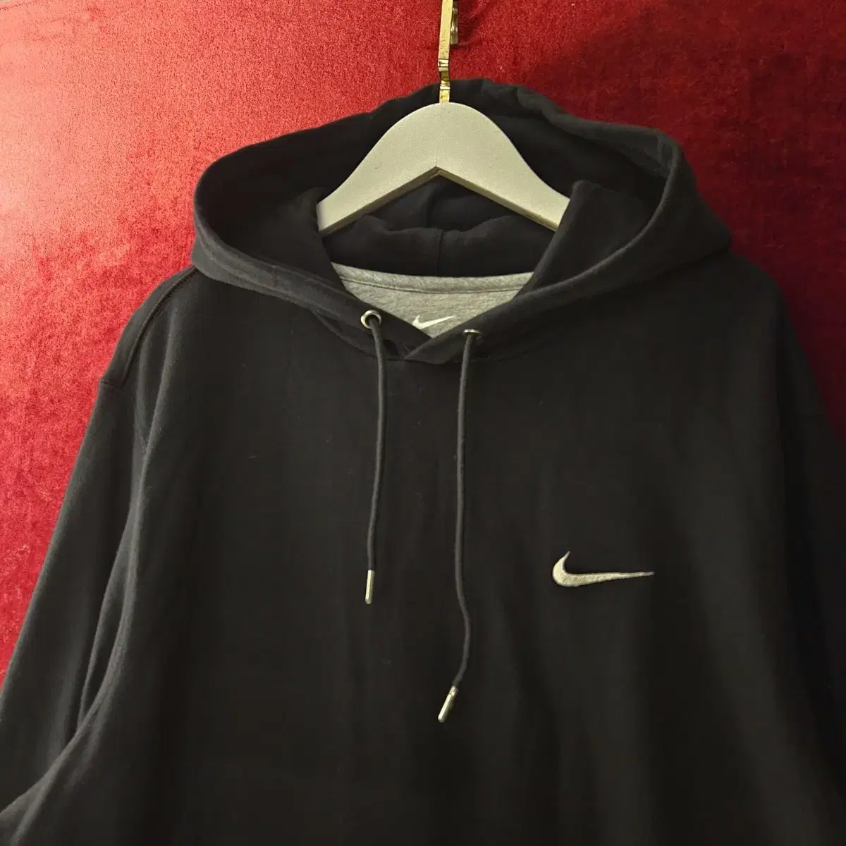 나이키(Nike) 스몰 로고 후드티셔츠 XL size