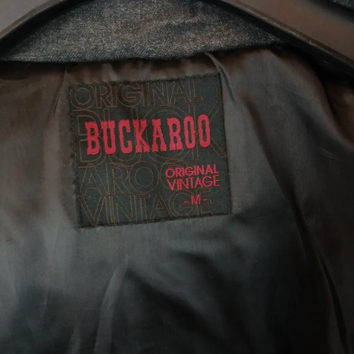 BUCKAROO 블랙숏패딩 덕다운 M 66