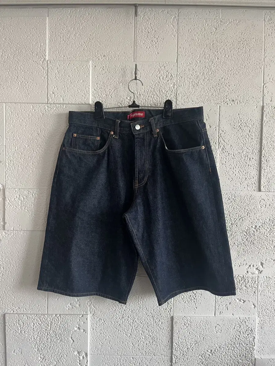 Supreme Rigid Baggy Selvedge Denim Short