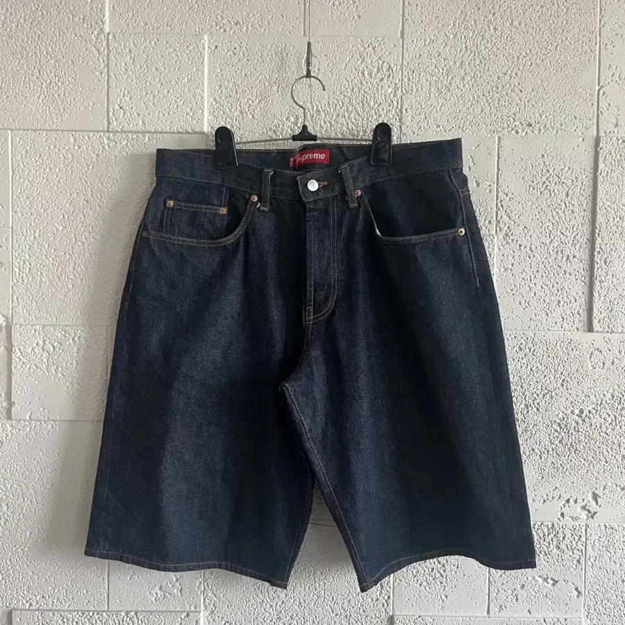 Supreme Rigid Baggy Selvedge Denim Short