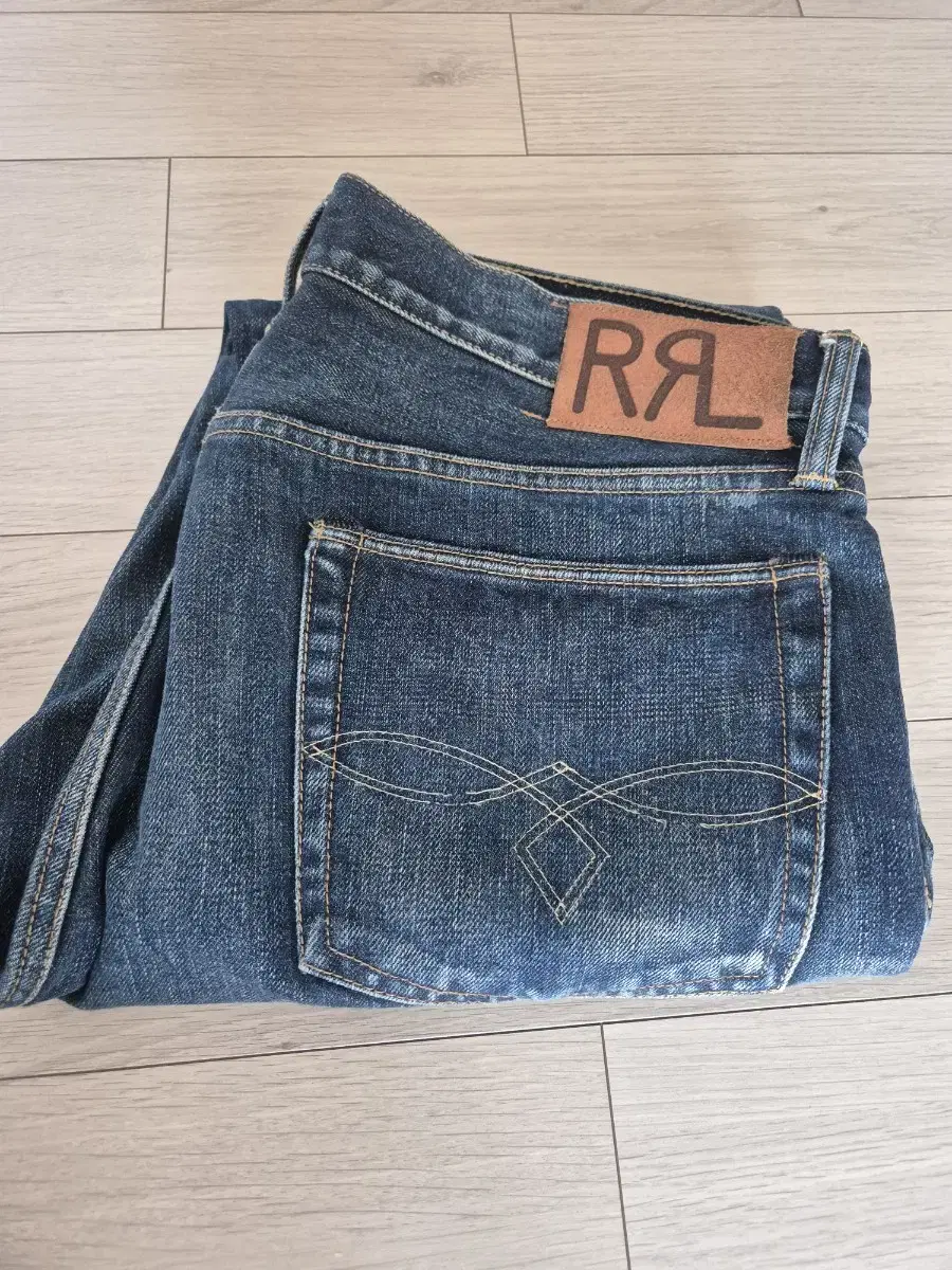 RRL(더블알엘) 청바지 로우스트레이트 33/30