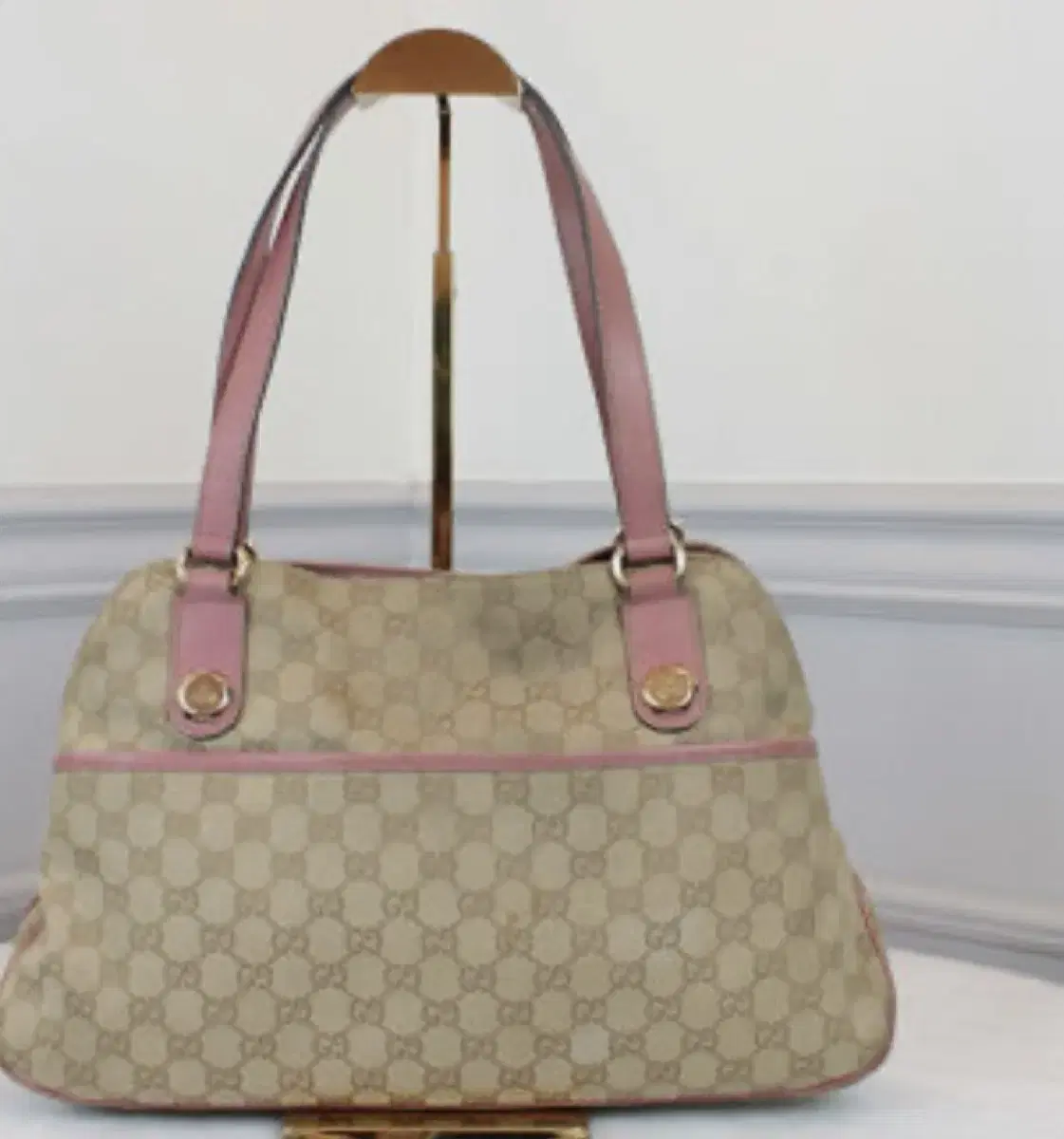 Gucci GG Jagged Shoulder Bag (163288) Condition B+