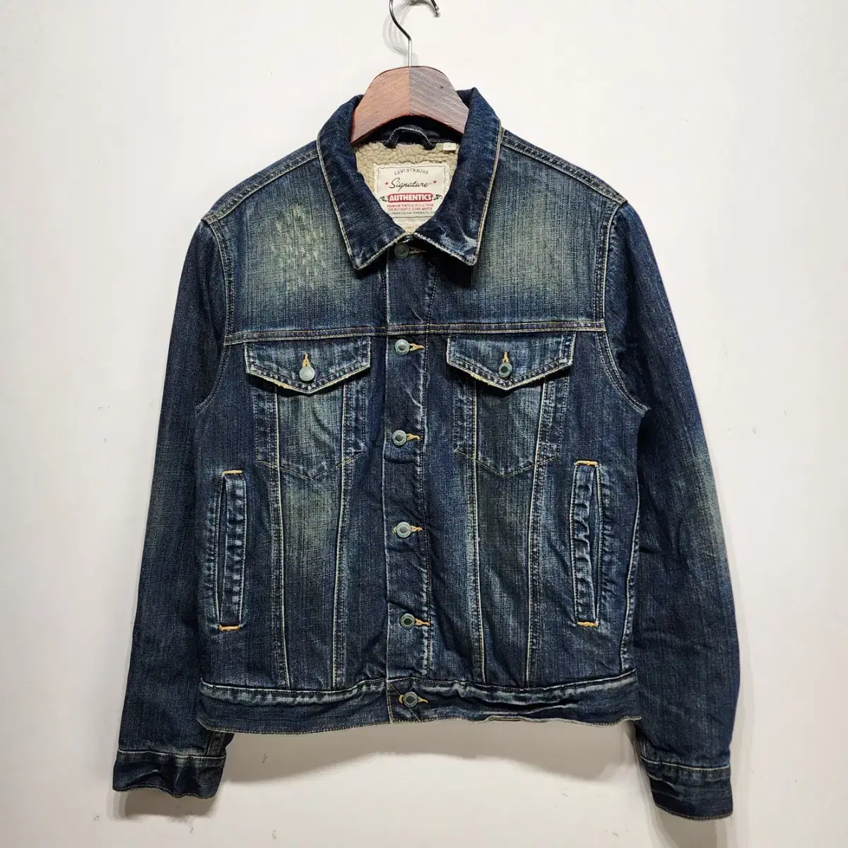 리바이스 LEVIS 쉐르파 데님자켓 청자켓 M