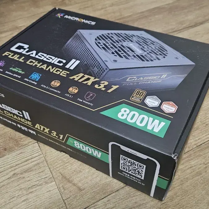 마이크로닉스 Classic II 800W 풀체인지 80+ 브론즈