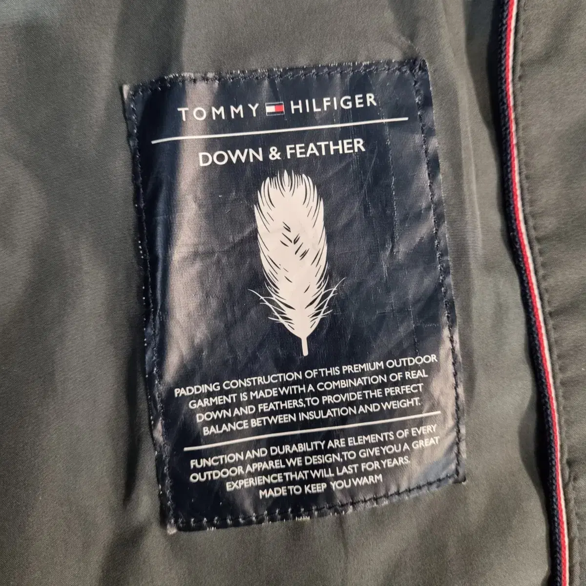 TOMMY HILFIGER 타미 여성 오리털 패딩