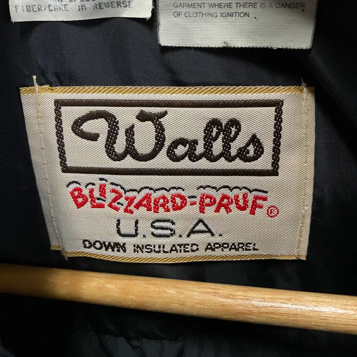 빈티지 90s WALLS made in USA 다운 패딩 자켓