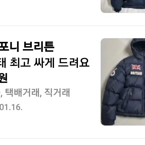 L) 폴로 빅포니 브리튼 패딩