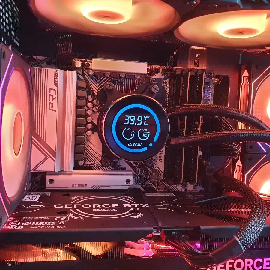 블랙 게이밍 컴퓨터 7800X3D + RTX4070TI SUPER