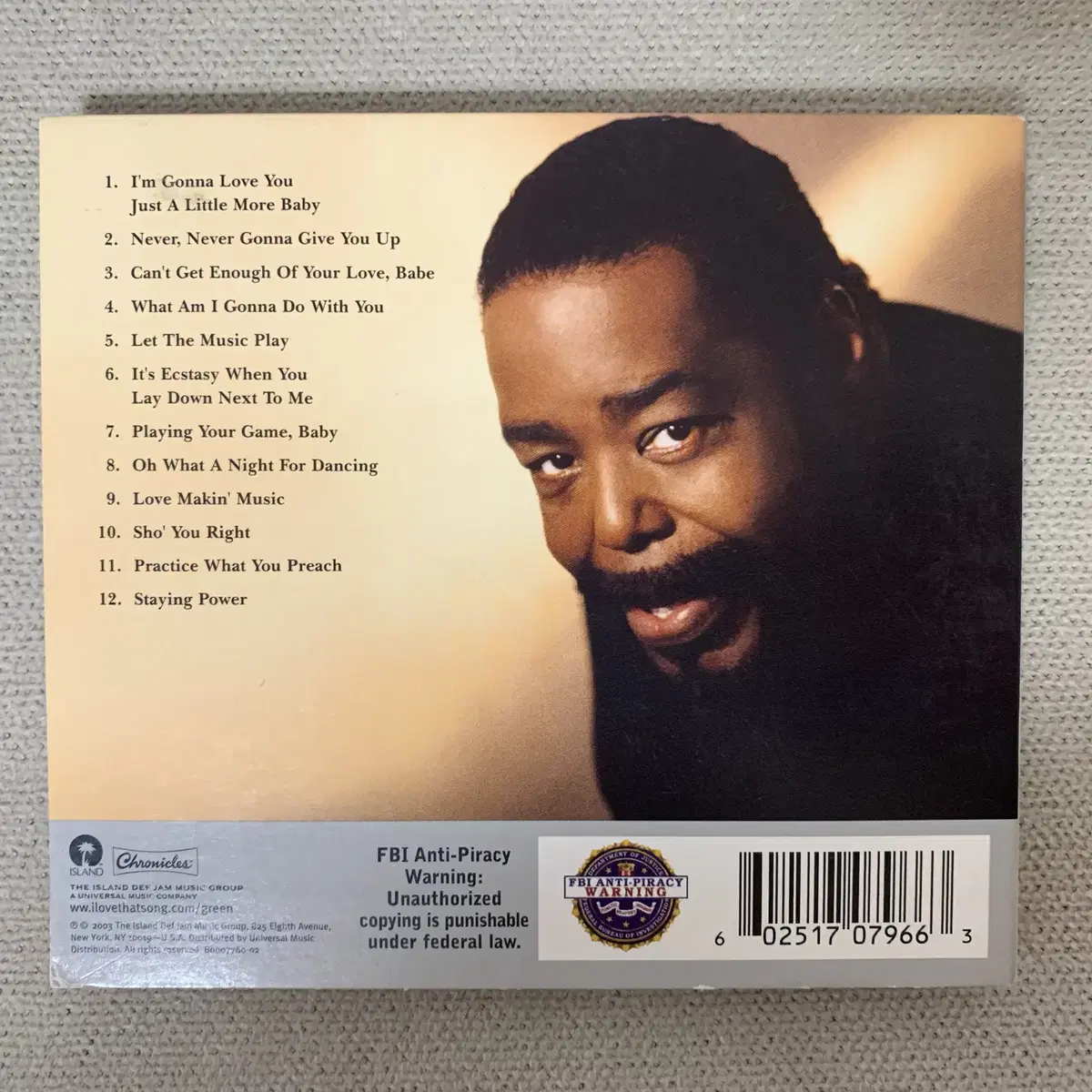 [CD] Barry White - The Best Of ...