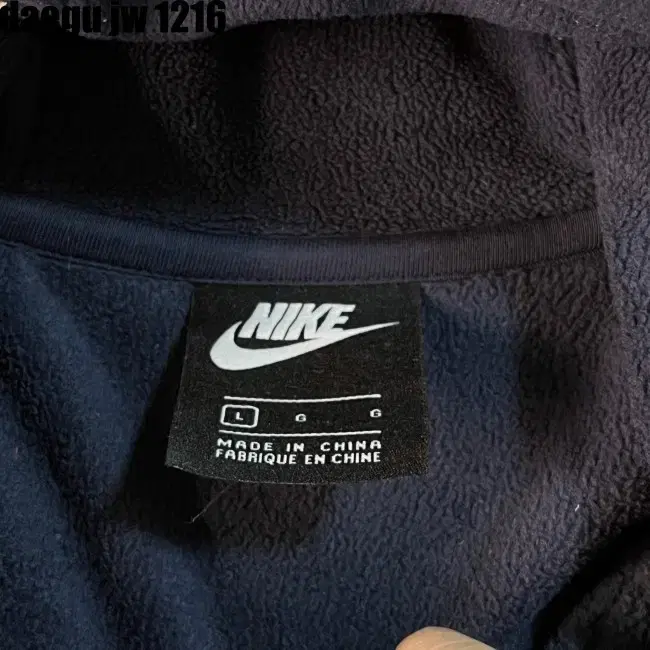 L NIKE JACKET 나이키 후리스 자켓