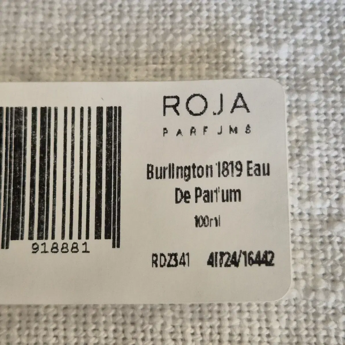 [새제품]로자퍼퓸 벌링턴 1819 Roja Burlington 100ml