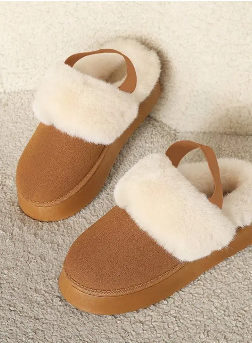 Hoof strap fur slippers Backbanding fur slippers