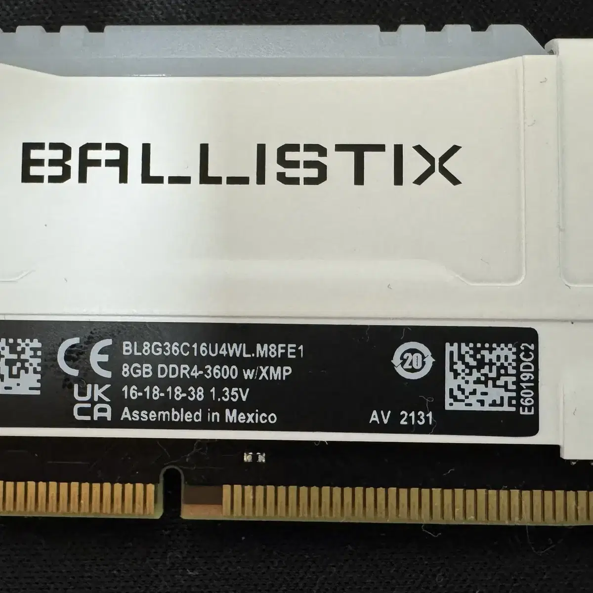 마이크론 Crucial Ballistix DDR4-3600 8Gx2