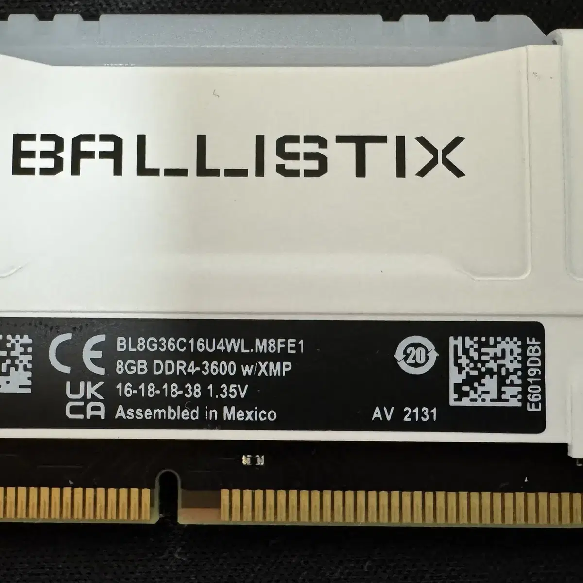 마이크론 Crucial Ballistix DDR4-3600 8Gx2