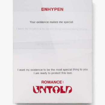 엔하이픈 (ENHYPEN) ROMANCE : UNTOLD weverse