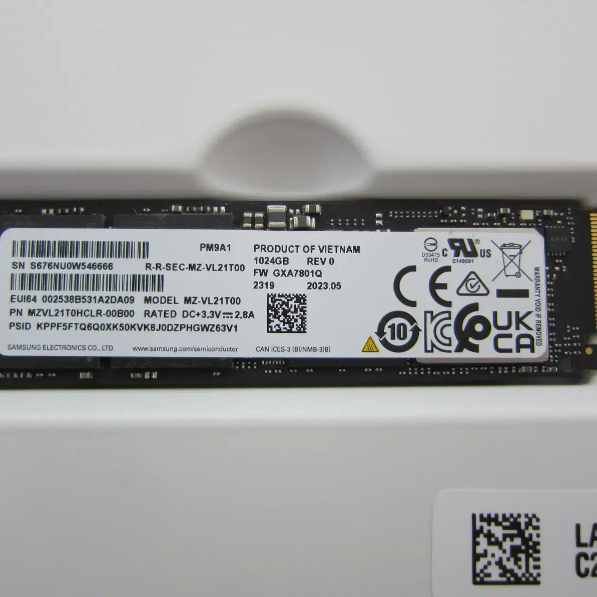 삼성전자 PM9A1 M.2 NVMe 1TB 병행수입