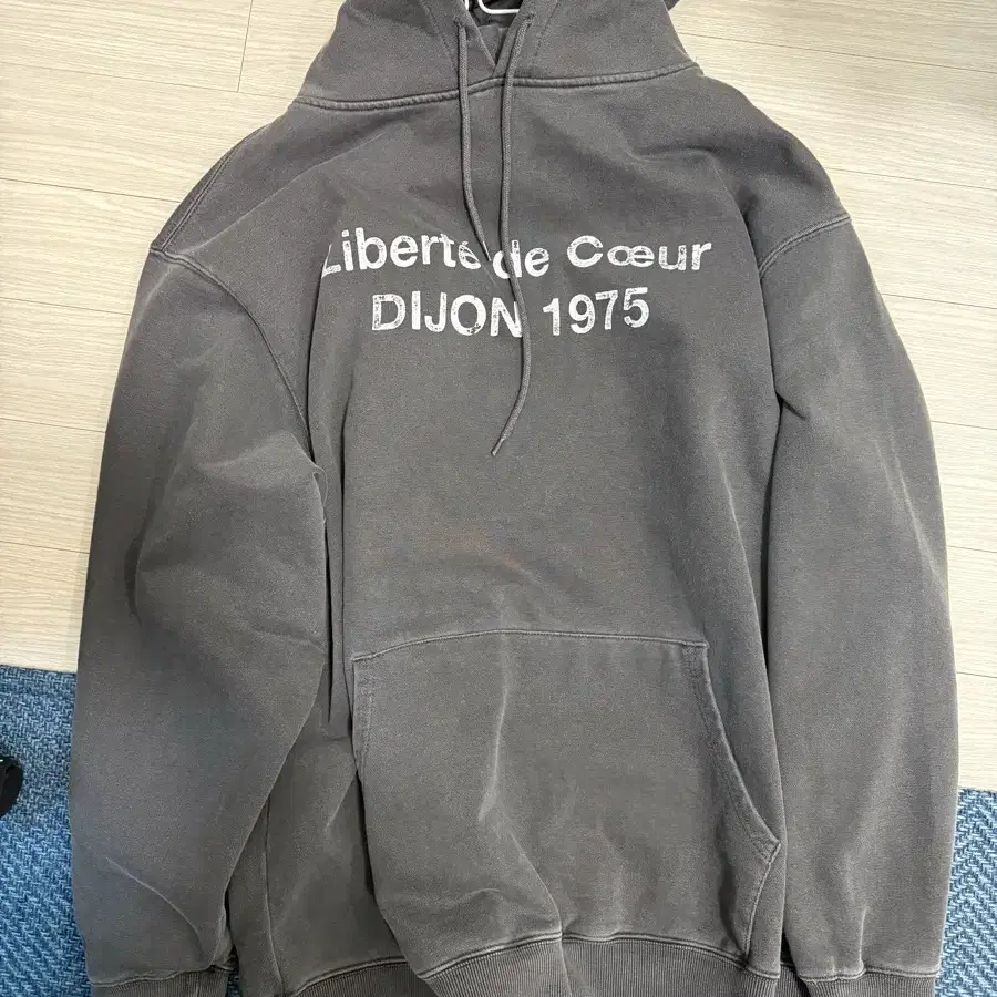 카네이테이 / DIJON WASHED HOODIE (CHARCOAL)