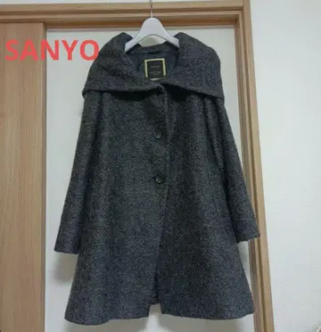 산요 sanyo 코트 삼양상회 차콜 그레이 모헤어