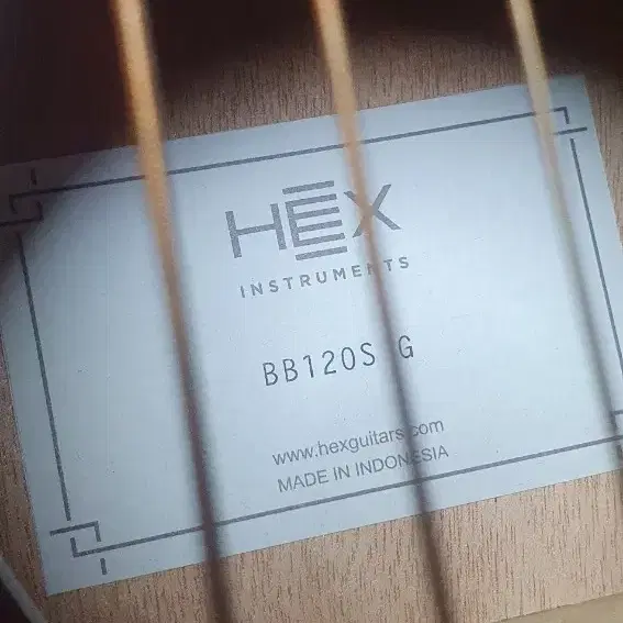 헥스 범블비 미니 기타 / HEX BB120S G