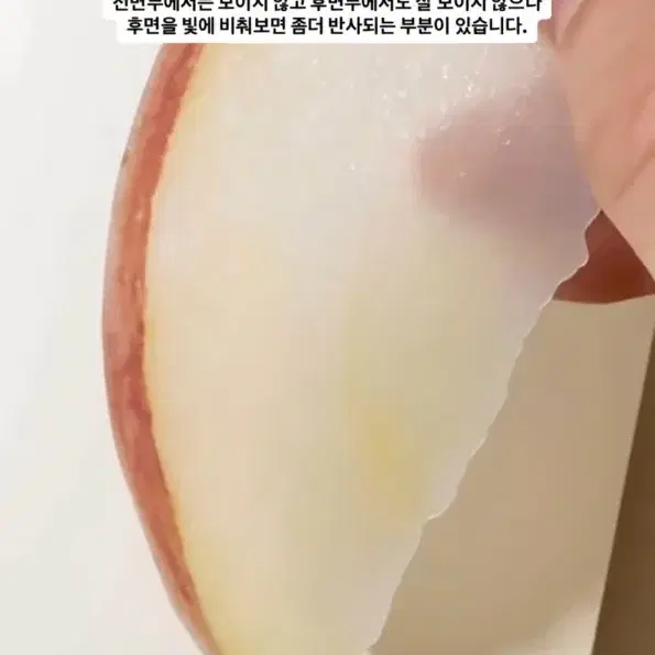 이옥토 사과 책갈피